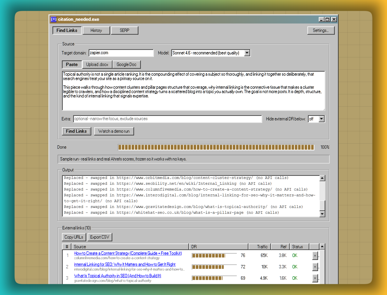 Citation_needed running in the Windows 98 theme